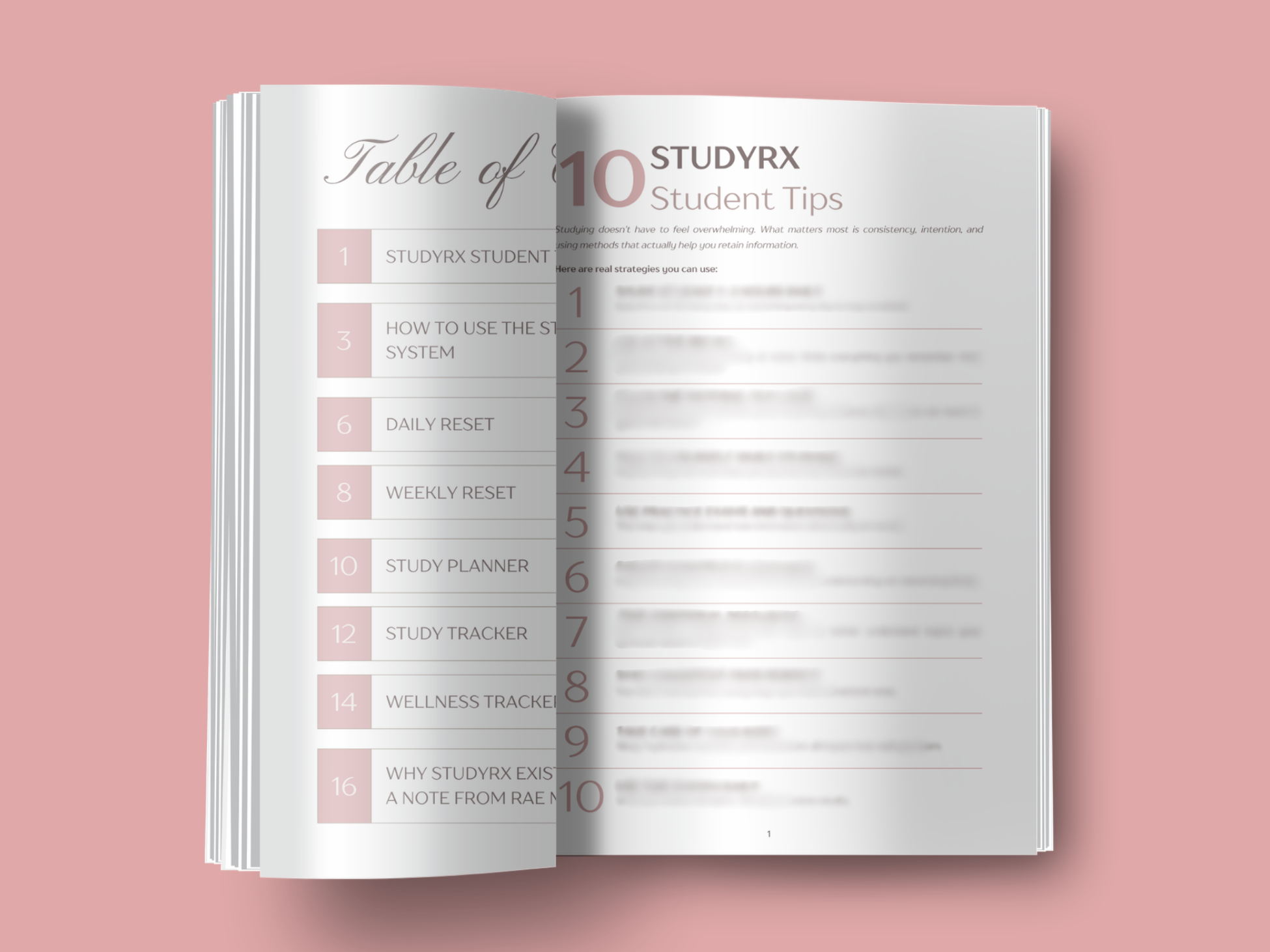 The StudyRX Reset System