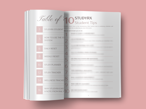 The StudyRX Reset System